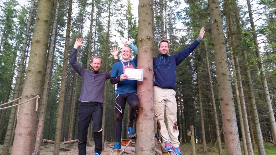 Hinderløype: Pallen